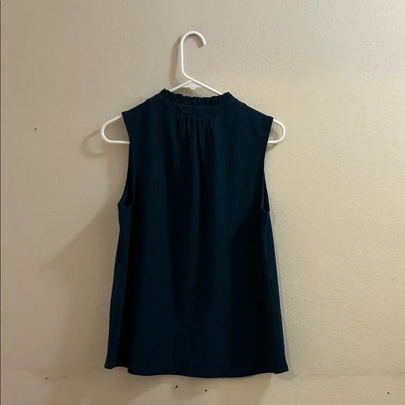89th & Madison Teal Sleeveless Top - Picture 6 of 7
